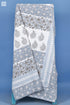 20s Cotton Bed Cover in Floral Block Print