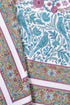 20s Cotton Bed Cover In Assorted Block Print