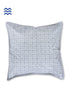 20s Cotton Large Cushion Cover In Geometric BlockPrint