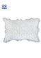 40s Cotton Pillow Cover In Graphic BlockPrint