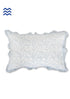 40s Cotton Pillow Cover In Graphic BlockPrint
