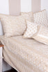 20s Cotton KING SIZE Bed Cover In Graphic Block Print