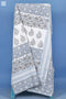 20s Cotton KING SIZE Bed Cover In Floral Block Print