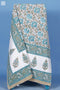 20s Cotton KING SIZE Bed Cover In Floral Block Print
