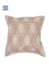 20s Cotton Cushion Cover in Block Print with Piping