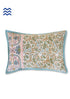 40s Cotton Pillow Cover In Assorted Block Print