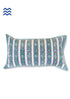 20s Cotton Lumbar Cushion Cover In Assorted Block Print