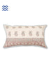 20s Cotton Cushion Cover in Block Print with Piping
