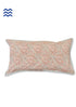 20s Cotton Cushion Cover in Block Print with Piping