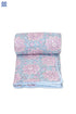 Mulmul Cotton Quilt in Floral Block Print