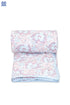 Mulmul Cotton Quilt in Floral Block Print