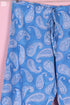 Cambric Cotton Long Pajama Set In Floral Block Print