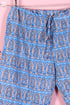 Cambric Cotton Wader Pajama Set In Graphic Block Print