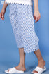 Cambric Cotton Wader Pant In Floral Block Print