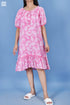 Cambric Cotton Nora Nightie in Paisley Block Print