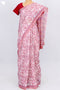 Kota Doria Saree In Paisley Block Print