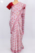 Kota Doria Saree In Floral Block Print