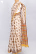 Handloom Kota Doria Saree In Floral Block Print