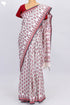 Bengal Cotton Saree In Graphic Block Print