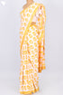 Mulmul Cotton Saree In Floral Block Print