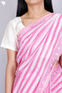 Mulmul Cotton Saree In Block Print
