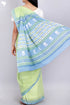 Mulmul Cotton Saree In Block Print