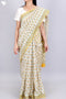 Maheshwari Saree In Floral Block Print