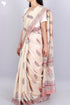 Maheshwari Saree In Floral Block Print