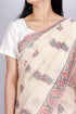 Maheshwari Saree In Floral Block Print