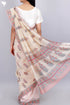 Maheshwari Saree In Floral Block Print