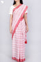 Mulmul Cotton Saree In Block Print