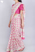 Mulmul Cotton Saree In Block Print