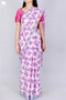 Mulmul Cotton Saree In Block Print