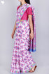 Mulmul Cotton Saree In Block Print