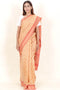 Maheshwari Saree In Floral Block Print