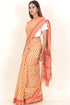 Maheshwari Saree In Floral Block Print
