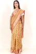 Maheshwari Saree In Floral Block Print