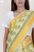 Maheshwari Saree In Floral Block Print