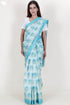 Maheshwari Silk Saree In Floral Block Print