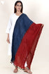 Mulmul Cotton Dupatta With Tassels
