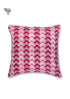 20s Cotton Cushion Cover With Graphic Block Print