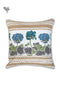 20s Cotton Cushion Cover In Floral Block Print