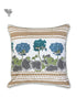 20s Cotton Cushion Cover In Floral Block Print