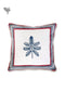 20s Cotton Cushion Cover In Abstract Block Print