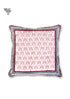 20s Cotton Cushion Cover In Abstract Block Print