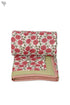 Mulmul Cotton Quilt in Floral Block Print