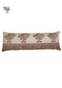20s Cotton Cushion Cover In Indian Blue and Brick Red Floral Print