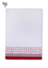 Handloom Cotton Bath Towel With Block Print Border