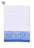 Handloom Cotton Bath Towel With Block Print Border
