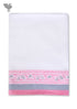 Handloom Cotton Bath Towel With Block Print Border